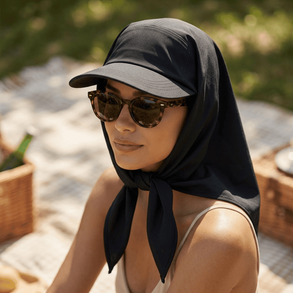 Women's Sun Protection Hat with Neck Flap – Quick Dry UV Shield Cap for Outdoor Activities