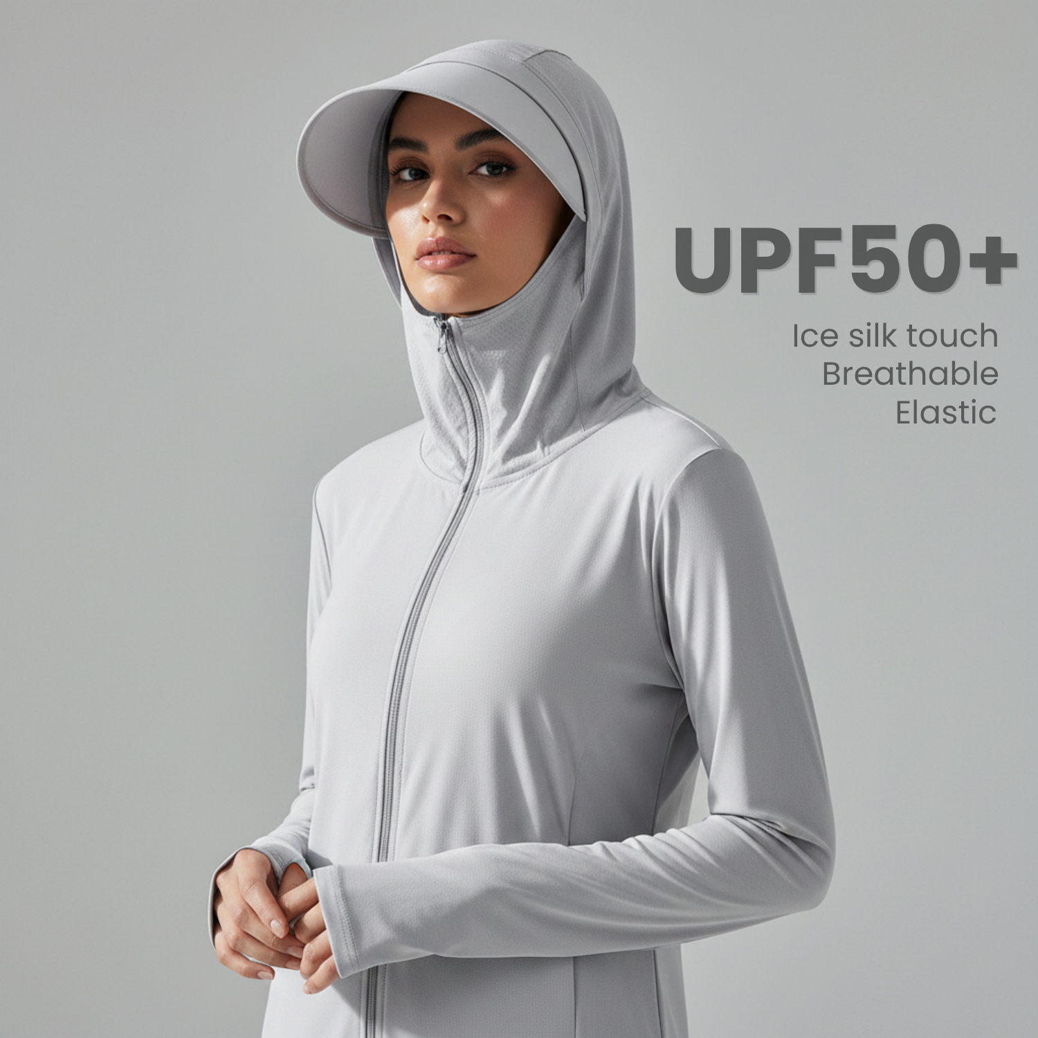 UPF 50+ Sun Protection Hoodie Jacket for Men & Women – Lightweight Breathable UV Protection Fishing & Outdoor Jacket